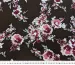Штапель креп крупные цветы, темно-коричневый - фото 4 - интернет-магазин tkani-atlas.com.ua