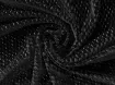 Оксамит з люрексом стільники 5 мм, чорний - інтернет-магазин tkani-atlas.com.ua