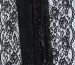 Гипюр с фестоном цветочный, черный - фото 4 - интернет-магазин tkani-atlas.com.ua