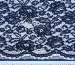 Гіпюр з фестоном квітковий, темно-синій - фото 2 - інтернет-магазин tkani-atlas.com.ua