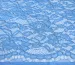 Гіпюр з фестоном квітковий, блакитний - фото 1 - інтернет-магазин tkani-atlas.com.ua