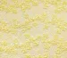Гипюр нарядный цветочный ансамбль 3д, лимонный - фото 4 - интернет-магазин tkani-atlas.com.ua
