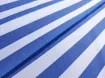 Джинс тенсел принт полоска 12 мм, голубой на белом - интернет-магазин tkani-atlas.com.ua