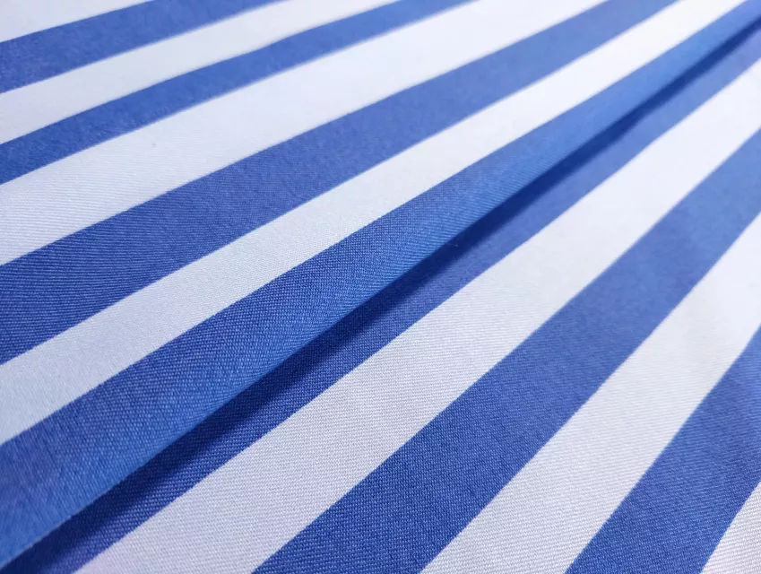 Джинс сорочковий смужка 12 мм, блакитний на білому - фото 1 - інтернет-магазин tkani-atlas.com.ua