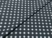 Джинс сорочковий горох 10 мм, білий на темно-синьому - інтернет-магазин tkani-atlas.com.ua