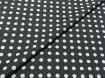 Джинс сорочковий горох 10 мм, білий на сірому - інтернет-магазин tkani-atlas.com.ua