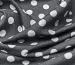 Джинс сорочковий горох 10 мм, білий на сірому - фото 3 - інтернет-магазин tkani-atlas.com.ua