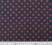 Джинс сорочковий горох 10 мм, червоний на темно-синьому - фото 5 - інтернет-магазин tkani-atlas.com.ua