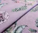 Жаккард креповый нарядный цветочный, лиловый - фото 3 - интернет-магазин tkani-atlas.com.ua