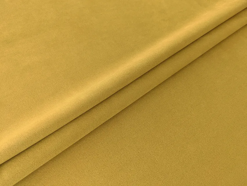 Замша стрейч, жовто-салатовий - фото 1 - інтернет-магазин tkani-atlas.com.ua