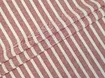Котон прованс смужка з люрексом, червоний на молочному - інтернет-магазин tkani-atlas.com.ua