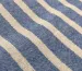 Коттон прованс полоска с люрексом 15 мм, голубой на молочном - фото 3 - интернет-магазин tkani-atlas.com.ua