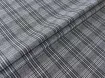Льон котон клітинка 37 мм, чорно-сірий - інтернет-магазин tkani-atlas.com.ua
