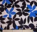 Штапель квіткова абстракція, темно-синій на білому - фото 2 - інтернет-магазин tkani-atlas.com.ua