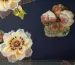Шовк сатин квіткова мозаїка, темно-синій - фото 2 - інтернет-магазин tkani-atlas.com.ua