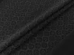 Трикотажная костюмка с начесом мелкий цветочек, черный - интернет-магазин tkani-atlas.com.ua
