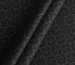 Трикотажная костюмка с начесом мелкий цветочек, черный - фото 2 - интернет-магазин tkani-atlas.com.ua
