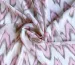 Шифон зигзаг, рожевий з бежевим - фото 1 - інтернет-магазин tkani-atlas.com.ua