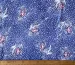Шифон мелкий горошек с цветами, джинсовый синий - фото 4 - интернет-магазин tkani-atlas.com.ua