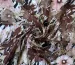 Шифон квіткова акварель, коричнево-бежевий - фото 1 - інтернет-магазин tkani-atlas.com.ua