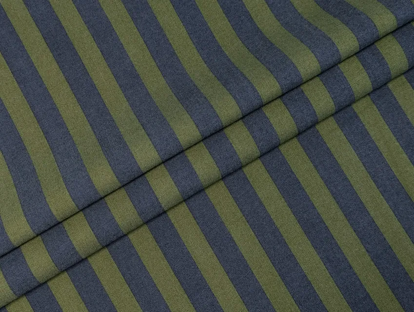 Джинс сорочковий смужка 11мм, хакі - фото 1 - інтернет-магазин tkani-atlas.com.ua