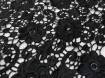 Сетка макраме коттон цветочный вальс, черный - интернет-магазин tkani-atlas.com.ua