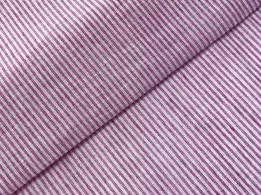 Тонкий коттон марлевка полоска 1 мм, розовый - интернет-магазин tkani-atlas.com.ua