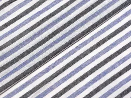 Коттон прованс полоска 7 мм, голубой с серым - интернет-магазин tkani-atlas.com.ua