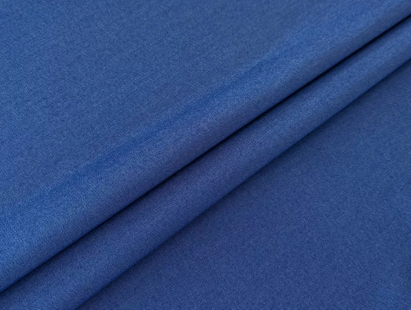 Джинс рубашечный, темный голубой - фото 1 - интернет-магазин tkani-atlas.com.ua