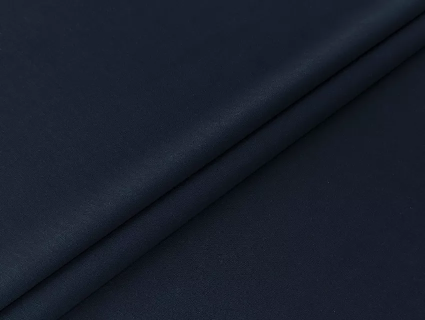 Поплин рубашечный стрейчевый, темно-синий с фиолетовым оттенком - фото 1 - интернет-магазин tkani-atlas.com.ua