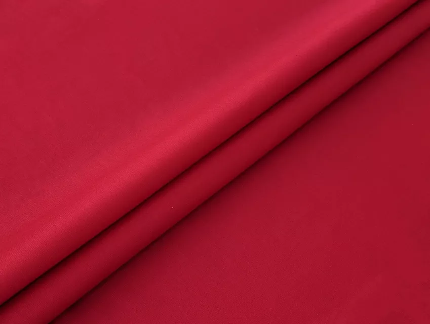 Поплін сорочковий стрейчевий, яскраво-червоний - фото 1 - інтернет-магазин tkani-atlas.com.ua