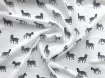 Шифон малюнок зебра, білий - інтернет-магазин tkani-atlas.com.ua