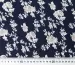 Креп бабл шифон квіткове плетіння, темно-синій - фото 2 - інтернет-магазин tkani-atlas.com.ua