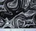 Атлас плотный абстракция, черно-белый - фото 2 - интернет-магазин tkani-atlas.com.ua