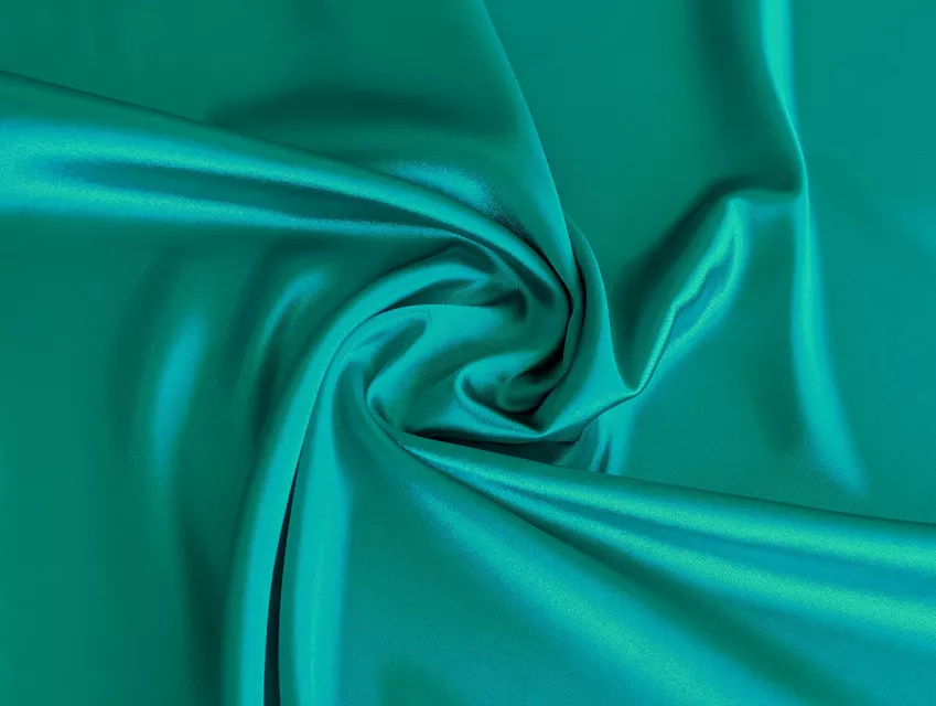 Атлас тонкий, бірюзово-блакитний - фото 1 - інтернет-магазин tkani-atlas.com.ua