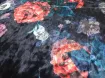 Бархат рисунок цветочный, черный - интернет-магазин tkani-atlas.com.ua