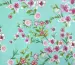 Бенгалин рисунок цветочная нежность, ментол - фото 1 - интернет-магазин tkani-atlas.com.ua