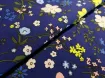 Бенгалін малюнок квіткова поляна, синій - інтернет-магазин tkani-atlas.com.ua