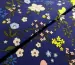 Бенгалін малюнок квіткова поляна, синій - фото 1 - інтернет-магазин tkani-atlas.com.ua