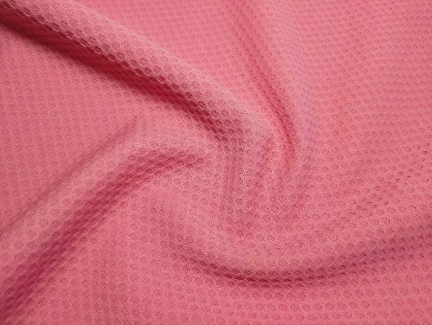 Віденський трикотаж облегшений, кораловий - фото 1 - інтернет-магазин tkani-atlas.com.ua