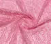 Гіпюр стрейч квіткова казка, рожевий - фото 1 - інтернет-магазин tkani-atlas.com.ua