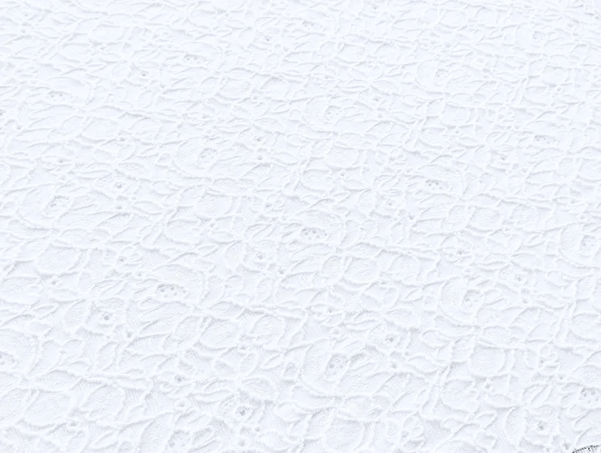 Гіпюр стрейчевий, білий - фото 1 - інтернет-магазин tkani-atlas.com.ua