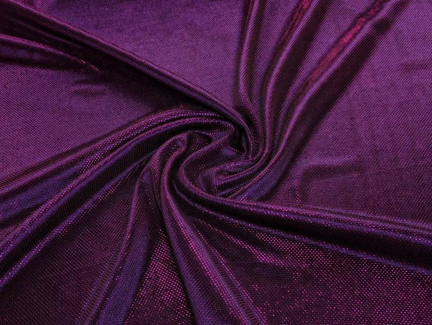 Трикотаж диско чешуя, фиолетовый темный - фото 1 - интернет-магазин tkani-atlas.com.ua