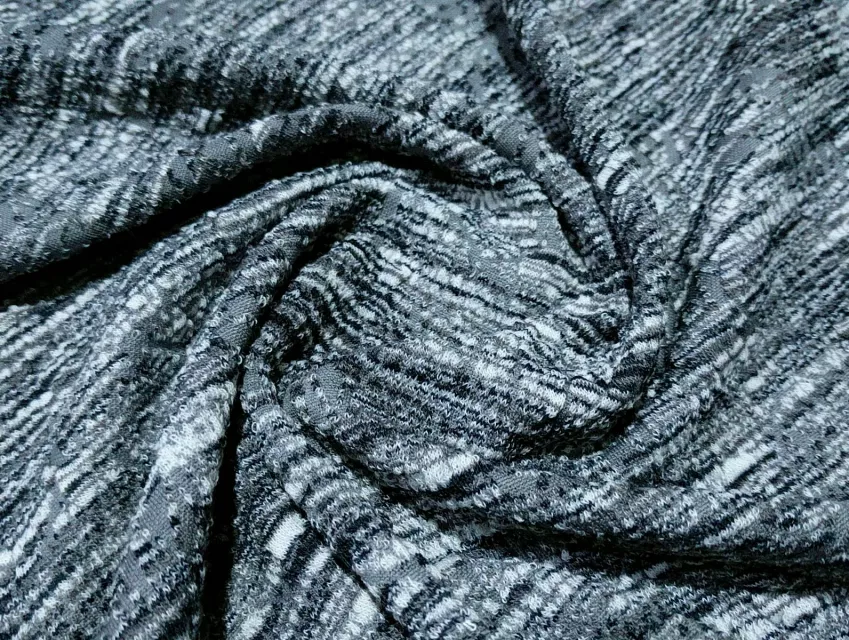 Трикотаж жаккардовий павутинка, сірий - фото 1 - інтернет-магазин tkani-atlas.com.ua