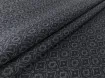 Трикотаж двосторонній геометричне плетіння, чорний - інтернет-магазин tkani-atlas.com.ua