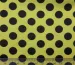 Креп горошки чорні, салатовий - фото 2 - інтернет-магазин tkani-atlas.com.ua