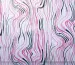 Коттон рисунок волны, розовый на белом - фото 2 - интернет-магазин tkani-atlas.com.ua