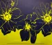Коттон сатин рисунок цветочный рапорт 1 метр, темно-синий - фото 2 - інтернет-магазин tkani-atlas.com.ua