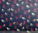 Котон сатин принт пташки, темно-синій - фото 2 - інтернет-магазин tkani-atlas.com.ua