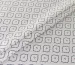 Коттон сатин принт орнамент геометрический, бежевый - фото 1 - интернет-магазин tkani-atlas.com.ua
